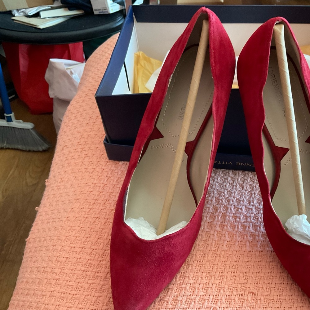 Adrienne Vittadini Red Heels Classic Pumps